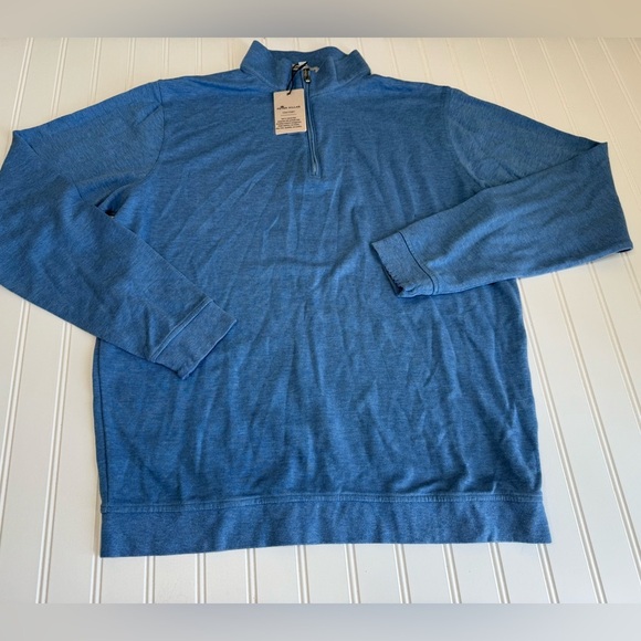 Peter Millar Pullover Mens Medium Golf Crown Comfort 1/4 Zip Pullover NEW 757 - Picture 1 of 4